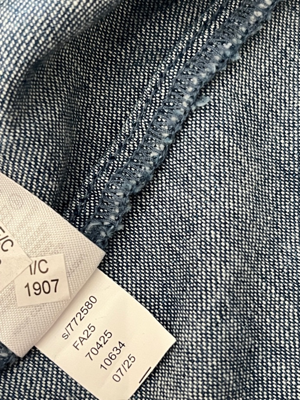 Loft Denim Chambray Seamed Midi Pocket Shirtdress - 8 - Picture 10 of 10